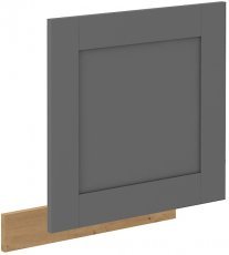 Tür für Einbaugeschirrspüler Luna - dustgrey/Artisan Eiche - ZM 57x59,6 cm