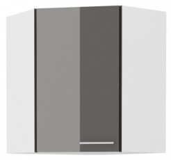 Oberes Eckelement Lara - grau - 60x60 cm GN-72 (45°) 1F