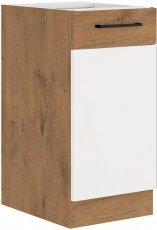 Unteres Element Vigo - Weißer Hochglanz - 40 cm D 1F BB