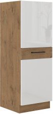 Schrank für Einbaubackofen Vigo - Weißer Hochglanz - 50 cm DK-145 1F (3S) BB