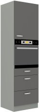 Hoher Schrank für Einbaubackofen Grey - 60 cm DPS-210 3S 1F