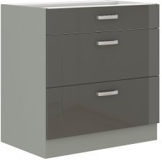 Unteres Element Grey - 80 cm D 3S BB