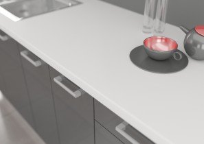Stolarz Lempert - Küchenarbeitsplatte 28x1200 mm – 1200 mm – weiß