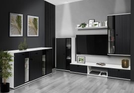 Wohnzimmer Salsa - schwarz/weiß