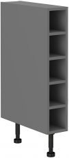 Unteres Element mit offenen Regalen Stolarz - anthrazit - 15 cm D OTW BB