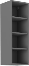 Oberelement mit offenen Regalen Stolarz - Anthrazit - 30 cm G-90 OTW