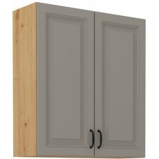 Oberelement Stilo - сlaygrey/artisan Eiche - 80 cm G-90 2F