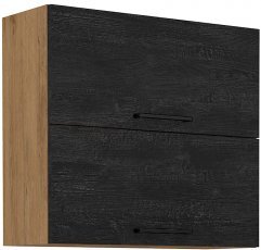 Oberelement Vigo - dunkles Holz - 80 cm GU-72 2F