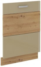 Tür für Einbaugeschirrspüler Artisan - Cappuccino - ZM 713x596
