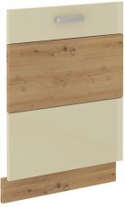 Tür für Einbaugeschirrspüler Artisan - Creme - ZM 713x596