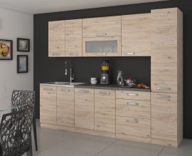 Küche Bordeaux 260 cm - 1 Set