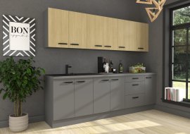 Küche Scandi-Nessa 260 cm - 2er-Set