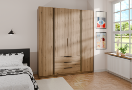 Schrank Kaja 4F 3S - Eiche Evoke