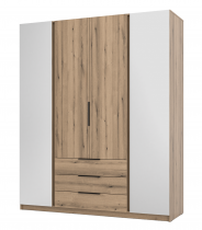 Schrank Kaja 2 2F 3S - Eiche Evoke