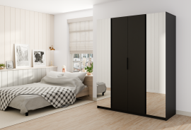 Schrank Kaja 2 2F - schwarz