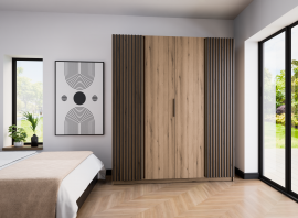 Schrank Kaja 2LAM 2F - Eichenholz