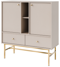 Kommode Tokyo 3 - 825 - Farbe Sand - Beige