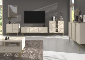 Kommode Tokyo 3 - 814 - Farbe Sand - Beige