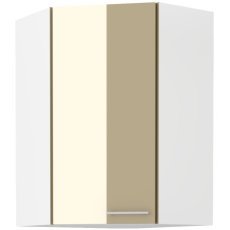 Oberes Eckelement Lara - Cappuccino - 60x60 cm GN-90 (45°) 1F