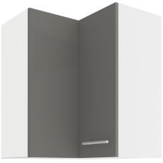 Oberes Eckelement Lara - grau - 60x60 cm GN-72 (90°) 2F