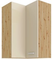 Oberes Eckelement Artisan - creme - 60x60 cm GN-90 2F (90°)