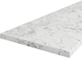 Küchenarbeitsplatte 38x600 mm - 1000 mm - Marmor Carrara