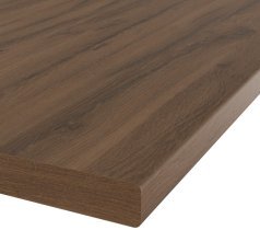 Stolarz Lempert - Küchenarbeitsplatte 38x1200 mm - 1800 mm - Dunkle Eiche Estana