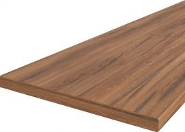 Küchenarbeitsplatte 38x1200 mm - 1000 mm - dunkle Eiche estana