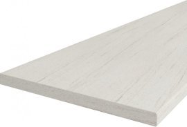 Küchenarbeitsplatte 38x1200 mm - 1000 mm - weiß Ipamena