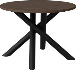 Esstisch Wien 110 cm - Wisconsin-Nuss