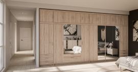 Modularer Kleiderschrank Elena - Eiche Sonoma - 1 Set