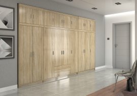 Modularer Kleiderschrank Elena - Eiche Sonoma - 5 Elemente