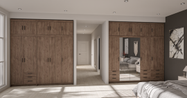 Modularer Kleiderschrank Elena - Eiche Lefkas - 1 Set