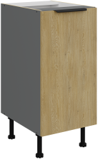 Unterschrank Cremona - Eiche/Anthrazit - 40 D 1F BB