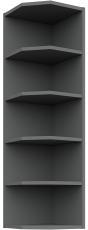 Obere Eckschrank Stolarz 30 G-108 ZAK - Anthrazit