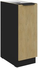 Unterschrank Cremona - Eiche/Schwarz - 30 D CARGO BB