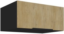 Oberschrank Cremona - Eiche/Schwarz - 80 NAGU-36 1F