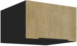 Oberschrank Cremona - Eiche/Schwarz - 60 NAGU-36 1F
