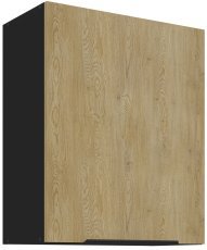Oberschrank Cremona - Eiche/Schwarz - 60 G-72 1F