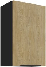 Oberschrank Cremona - Eiche/Schwarz - 45 G-72 1F