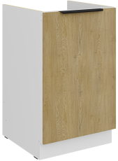 Unterschrank Cremona - Eiche/Weiß - 50 ZL 1F BB