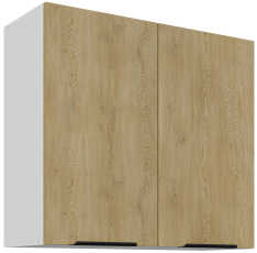 Oberschrank Cremona - Eiche/Weiß - 80 G-72 2F