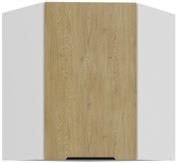 Oberschränk Cremona - Eiche/Weiß - 60x60 GN-72 1T (45°)