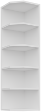 Obere Eckschrank Stolarz 30 G-108 ZAK - weiß