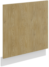 Tür für Einbaugeschirrspüler Cremona - Eiche/Weiß - ZM 570x596