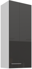 Oberschrank Lara - Grau Hochglanz - 45 G-108 1F