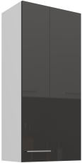 Oberschrank Lara - grau Glanz - 50 G-108 1F
