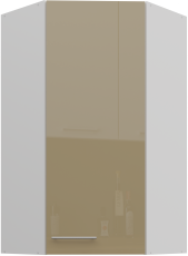 Oberschrankecke Lara - Cappuccino - 60x60 GN-108 1F (45°)