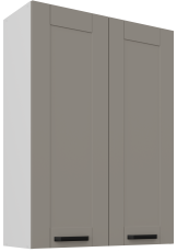 Oberschrank Luna - Ton­grau/Weiß - 80 G-108 2F