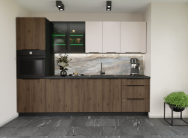 Küchenzeile Monza/Arona - 260 cm - 1 Set